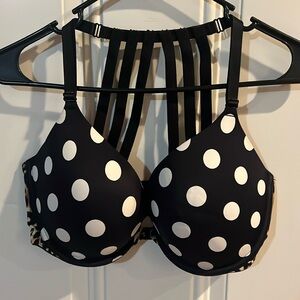 RARE Victoria’s Secret PINK Polka Dot & Leopard Bra